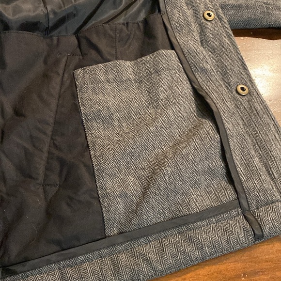 BILLY REID THEO GRAY WOOL INSULATED SHIRT JACKET - Picture 13 of 13